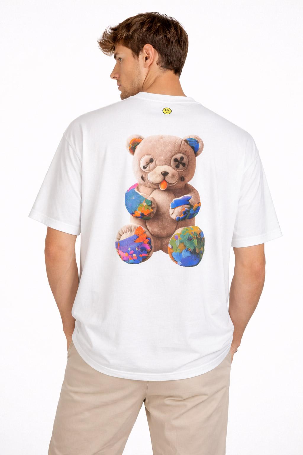 T-Shirt Uomo Orsetto 3D Jersey 