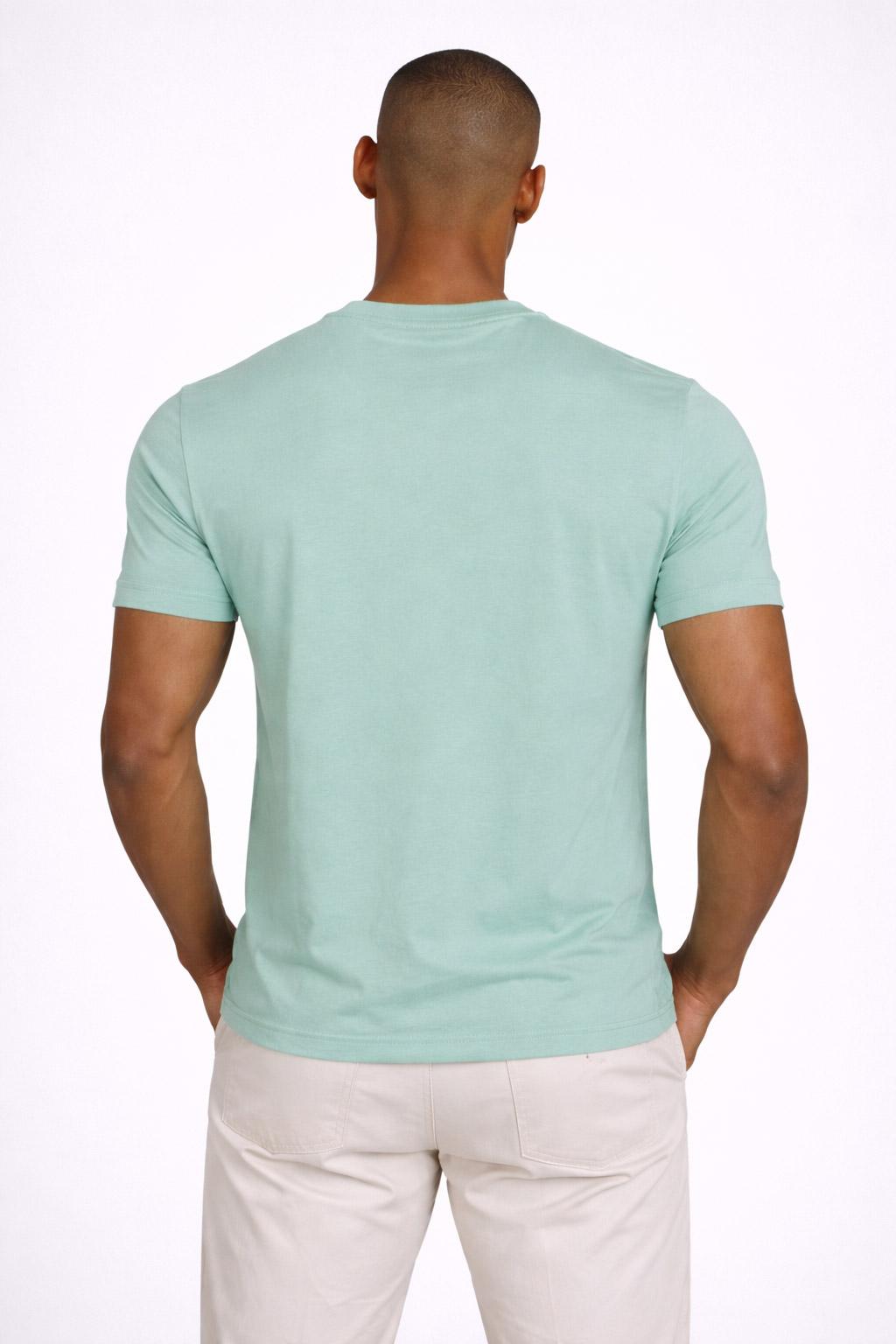 T-Shirt Uomo Cotone con logo ricamato 