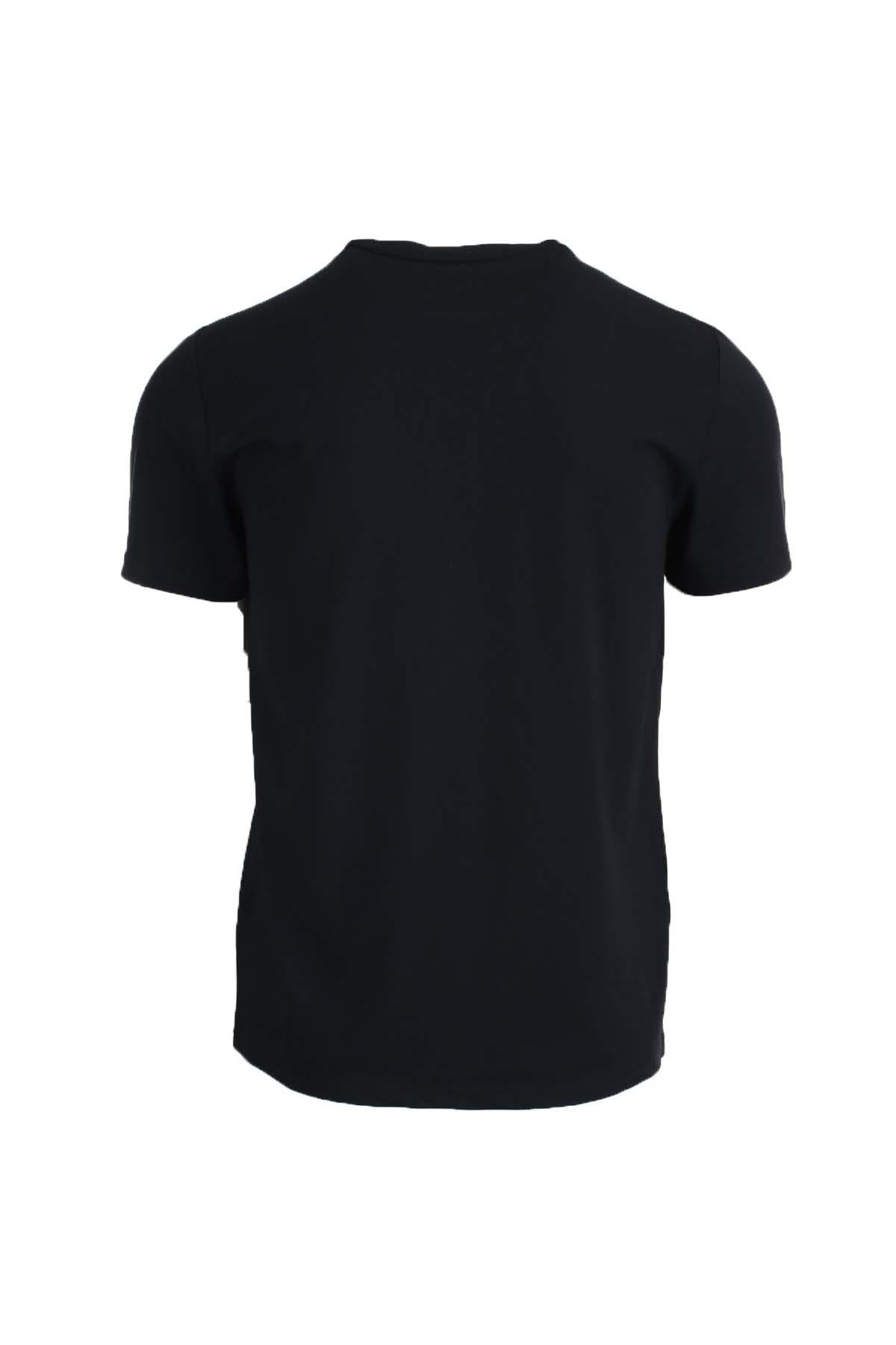 Tshirt in piquet stretch di cotone e seta 