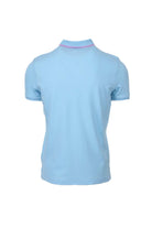 Polo mezza manica con profili in contrasto 