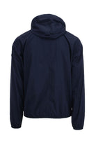 Giubbotto in nylon stropicciato con cappuccio 