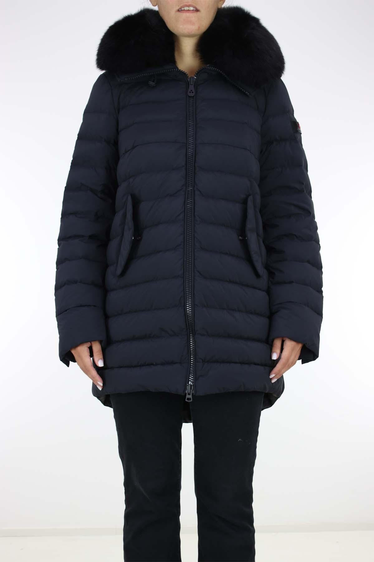 Piumino lungo con pelliccia Itoka 