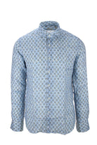 Camicia in lino fantasia 