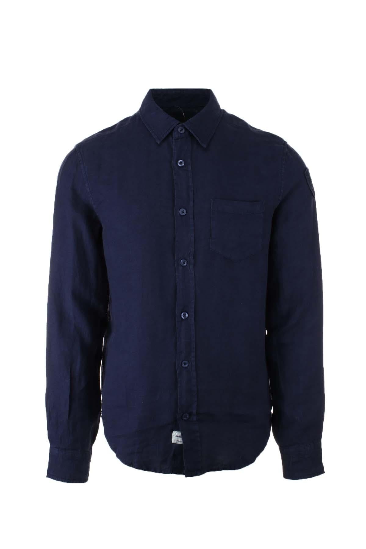 Camicia in lino manica lunga 