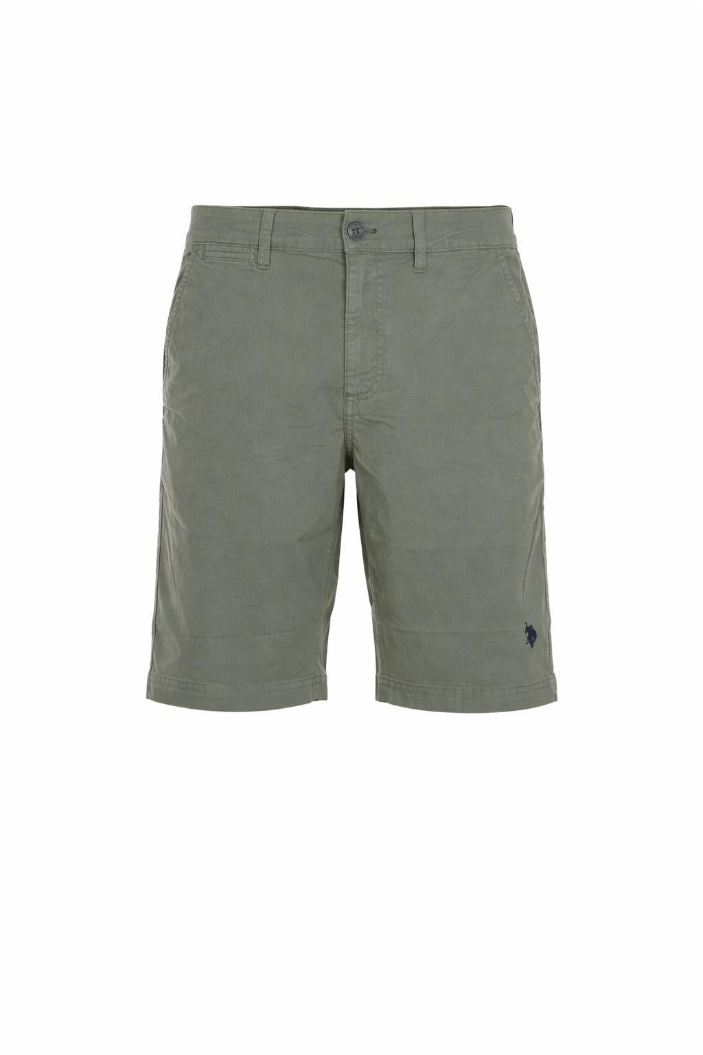 Bermuda Uomo in Cotone Stretch con Logo 