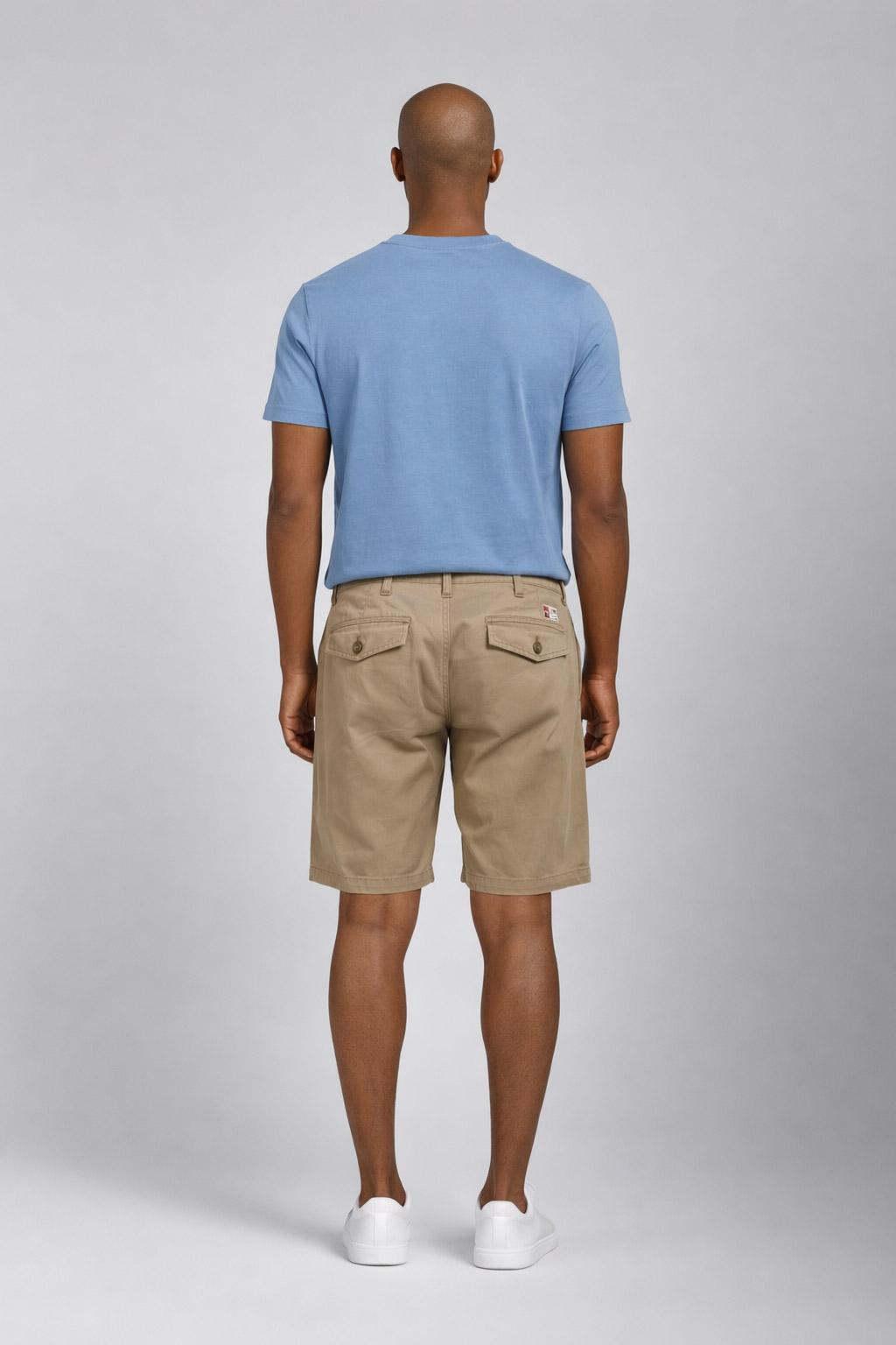 Bermuda Uomo in Cotone Stretch con Logo 