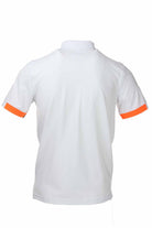 Polo mezza manica piquet cotone profili fluo 