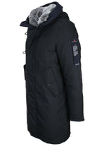Parka con cappuccio e vera pelliccia 