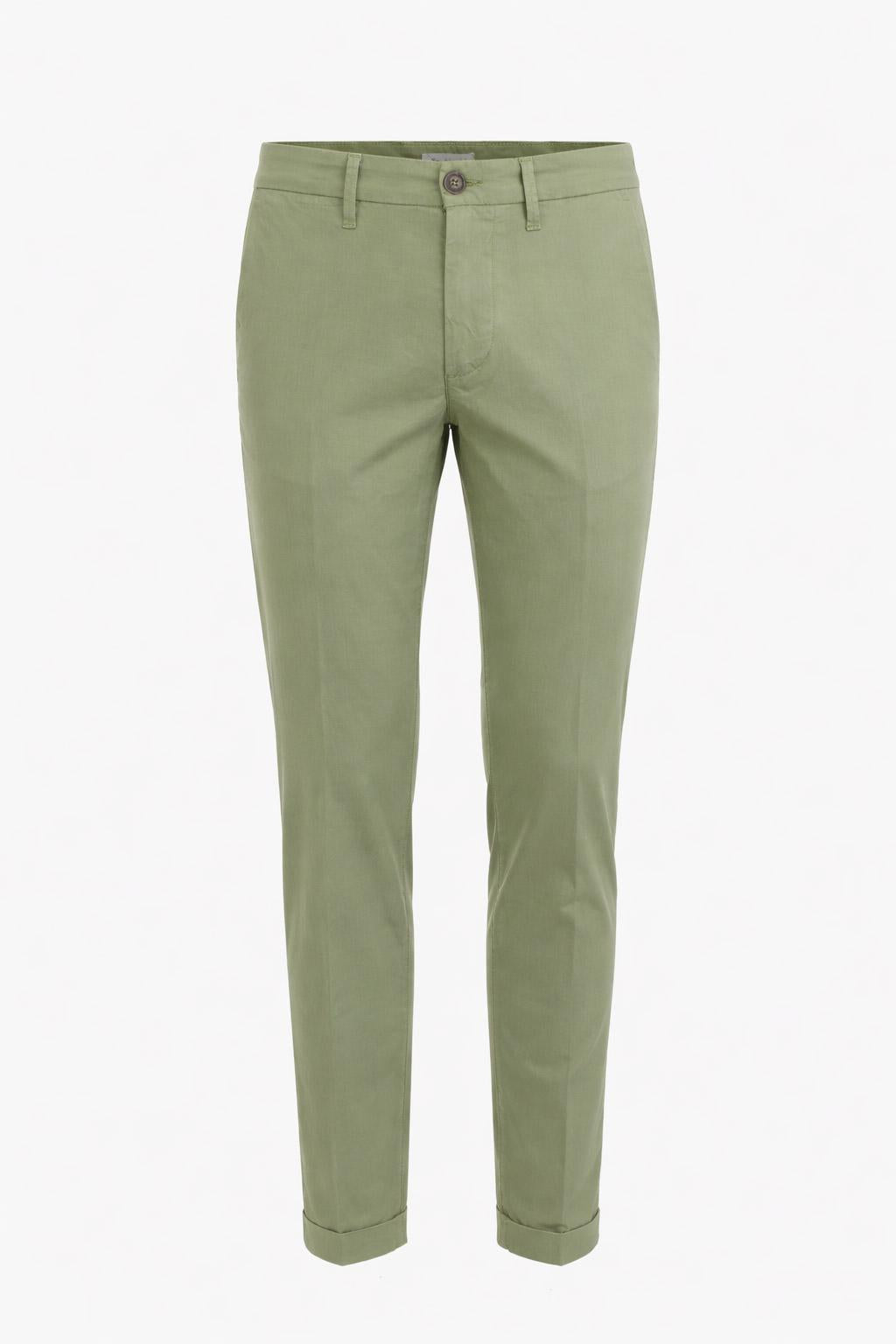 Pantalone Chino Uomo in Cotone Stretch 
