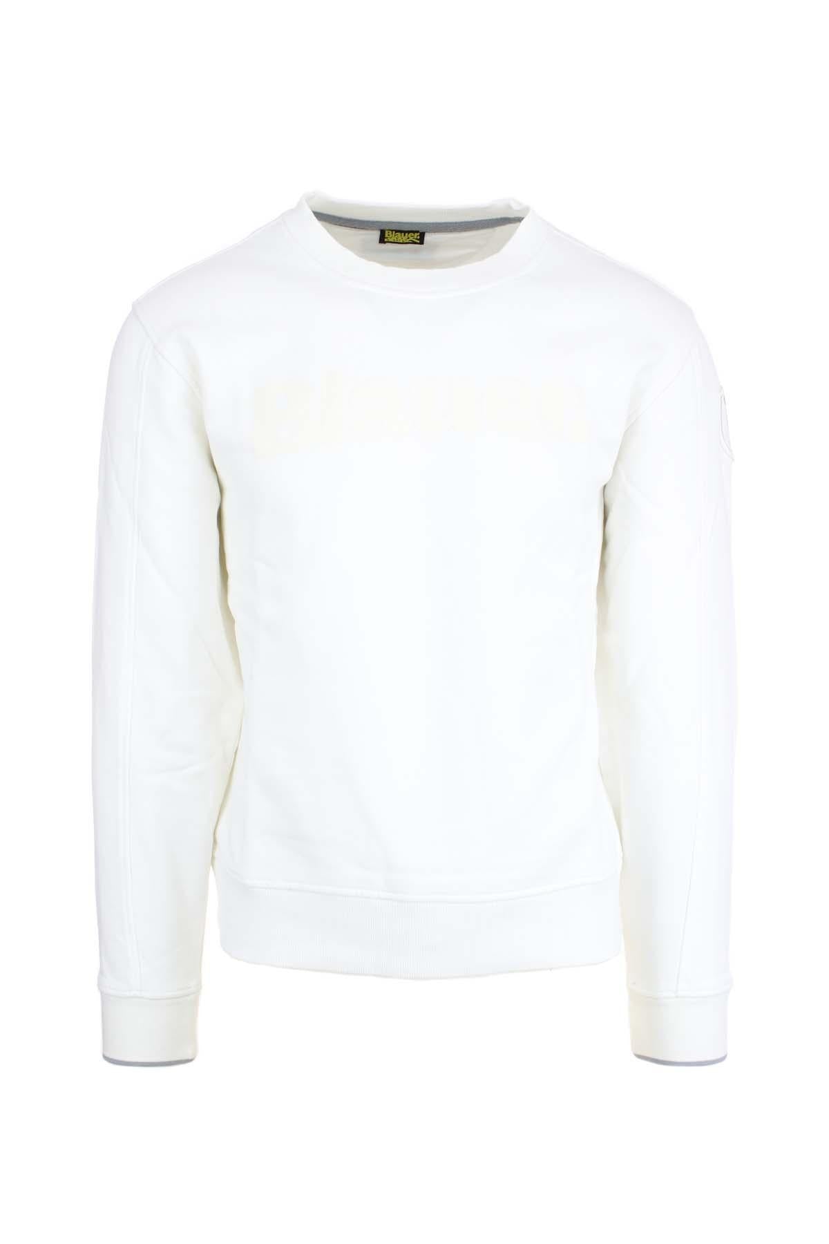 Felpa girocollo con logo Blauer CROSBY 