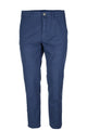 Pantalone chino tasche america in cotone e lino