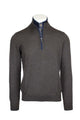 Maglia lupetto con zip e bottoni