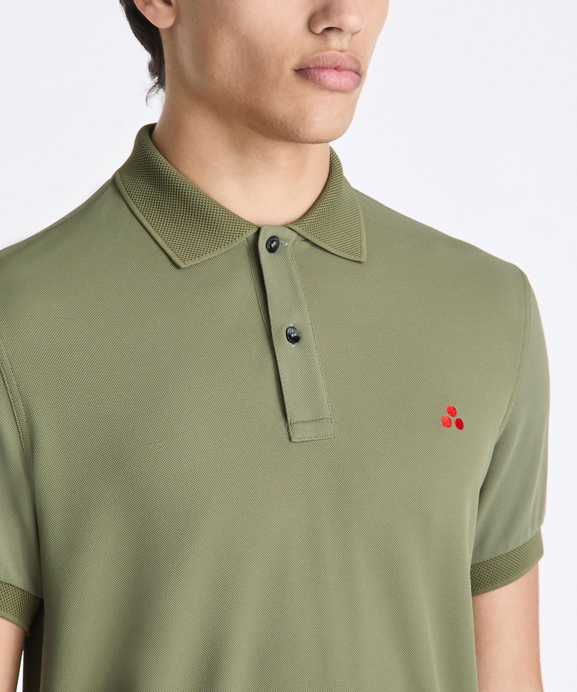 Polo Uomo Piquet Tecnico Stretch Plantago 