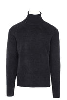 Dolcevita in ciniglia velvet turtleneck knit 