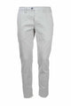 Pantalone chino in raso di cotone stretch