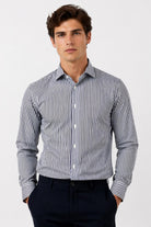 Camicia Uomo a Righe in Tessuto Active 