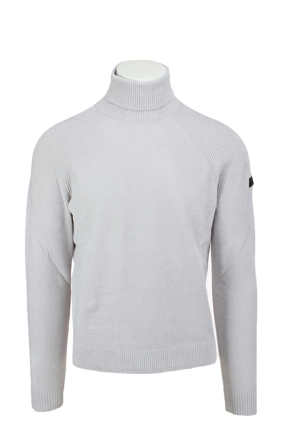 Dolcevita in ciniglia velvet turtleneck knit 
