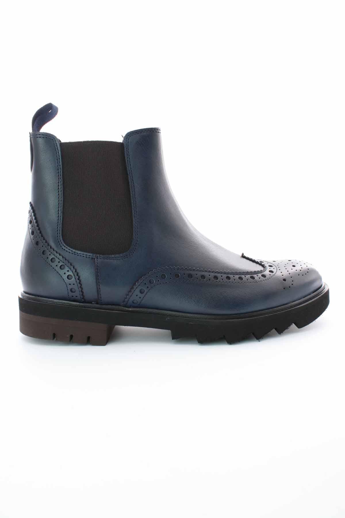 Stivaletti Chelsea Beatles in pelle 