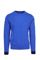 Maglia girocollo in cotone con toppe 