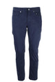 Pantalone in cotone 5 tasche con toppe