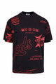 T-Shirt hall over history Grafica Rossa