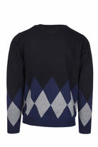 Pullover girocollo rombi 