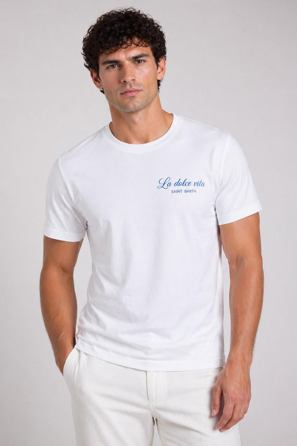 Tshirt uomo stampa retro La dolce Vita 
