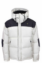 Piumino oversize bicolore 