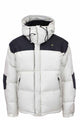 Piumino oversize bicolore