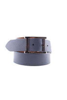 Cintura in pelle reversibile double face 