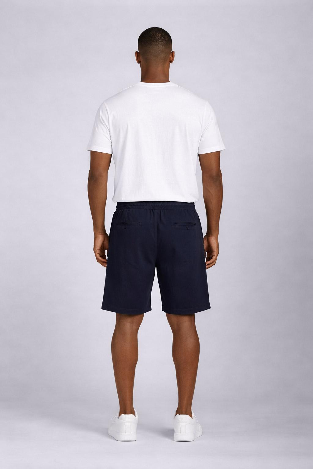 Bermuda in Felpa con Maxi Logo 