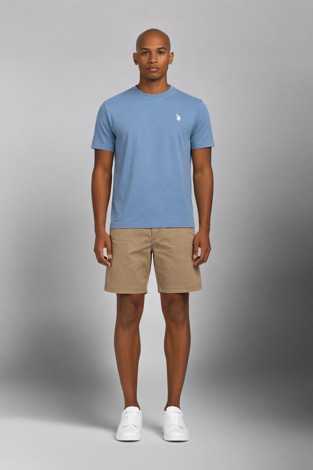 Bermuda Uomo in Cotone Stretch con Logo 