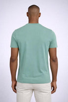 T-shirt uomo in cotone piquet con logo 