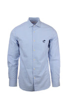 Camicia a righe in cotone seersucker 