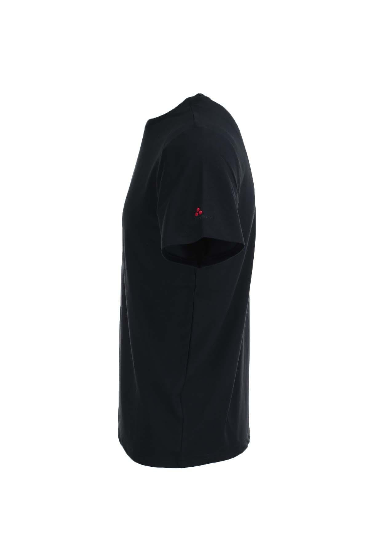 Tshirt in piquet stretch di cotone e seta 