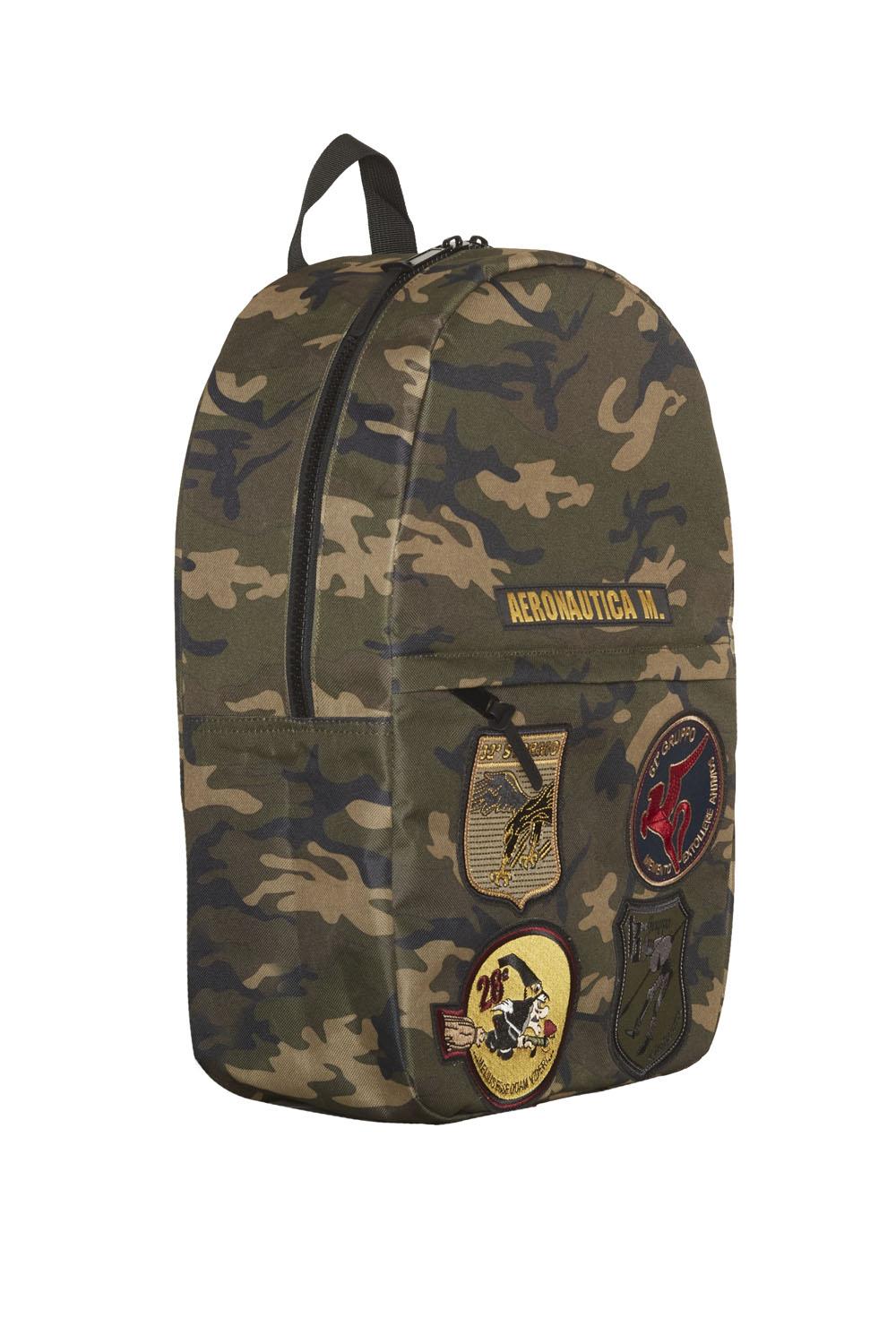 Zaino Camouflage con patches 