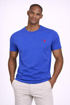 T-Shirt Uomo Cotone con logo ricamato 