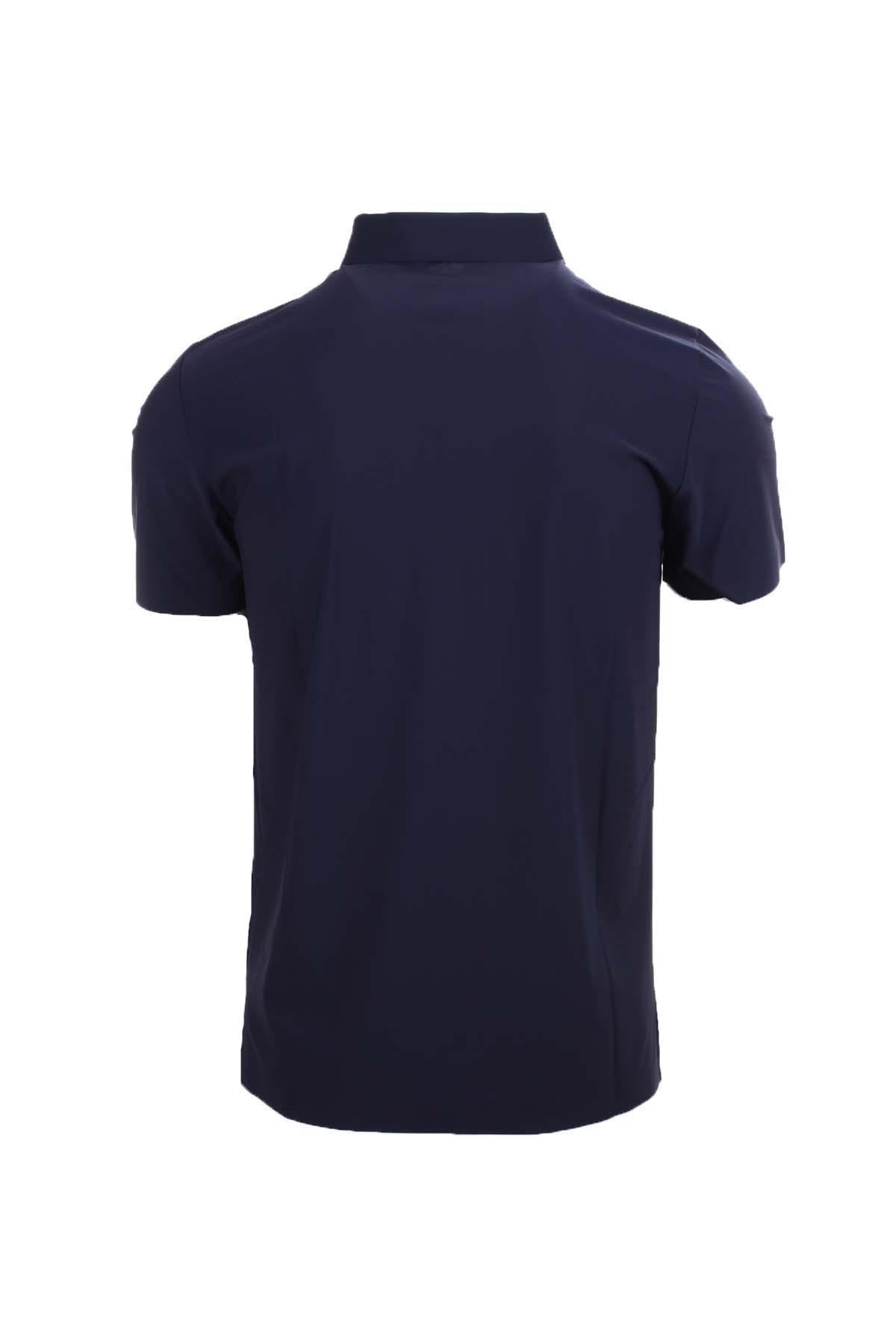 Polo con bottoni in tessuto tecnico Softech 