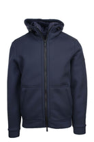 Giubbotto bomber in neoprene con interno staccabile 