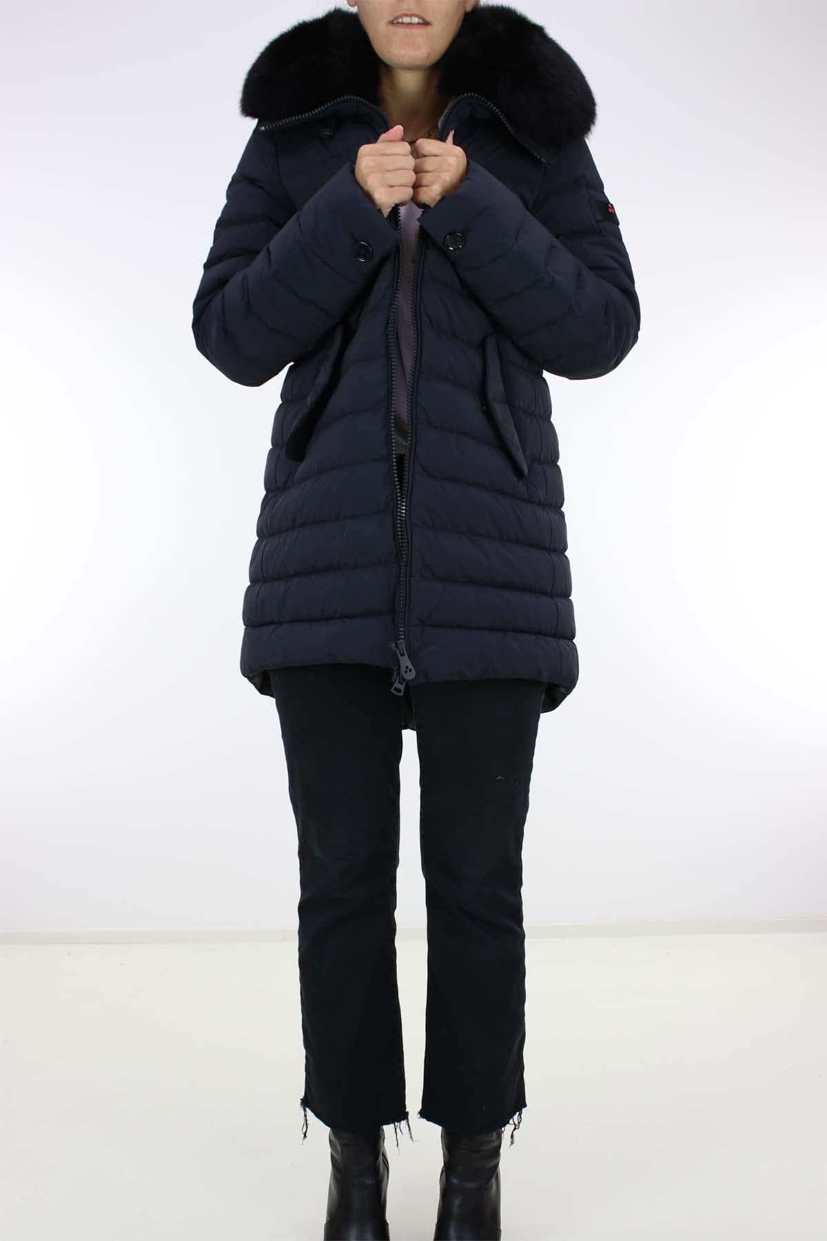 Piumino lungo con pelliccia Itoka 