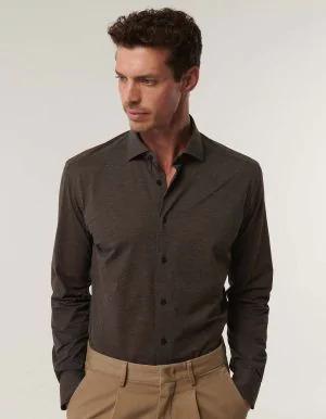 Camicia collo francesce tessuto tecnico Active 
