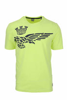 T-shirt mezza manica in cotone stretch con maxilogo 