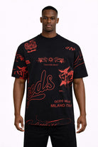 T-Shirt hall over history Grafica Rossa 