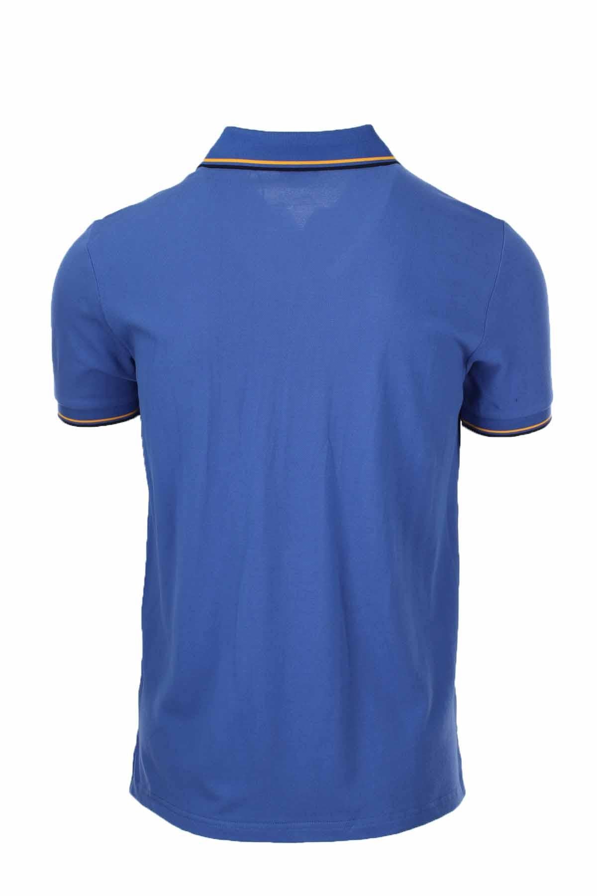 Polo mezza manica in piquet unito 