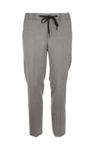 Pantalone in fresco di lana con coulisse elastico 