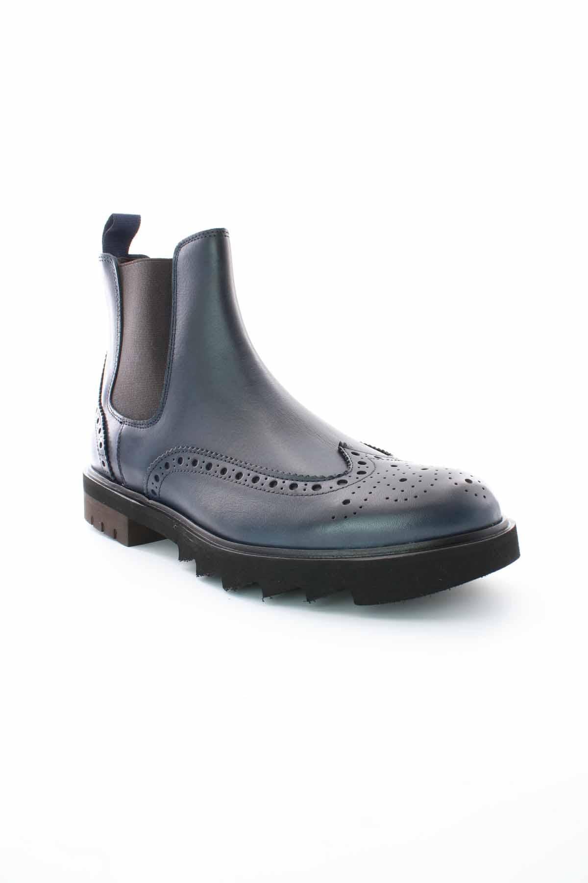 Stivaletti Chelsea Beatles in pelle 