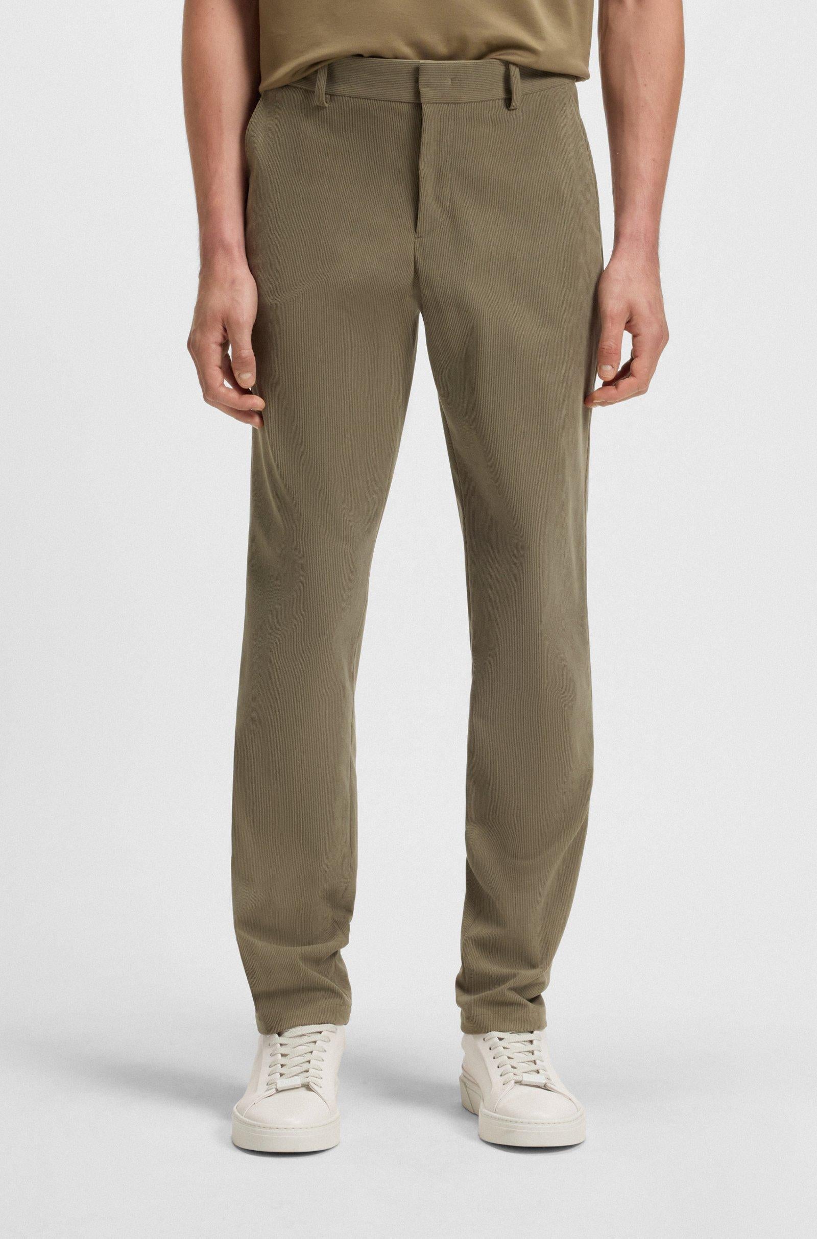 Pantalone tasche america in velluto 1000 righe 