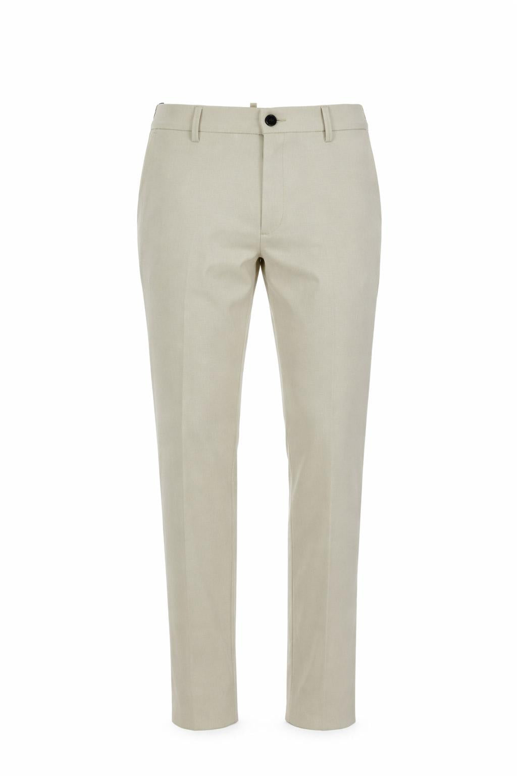 Pantalone Chino Uomo in Jersey con Elastico 