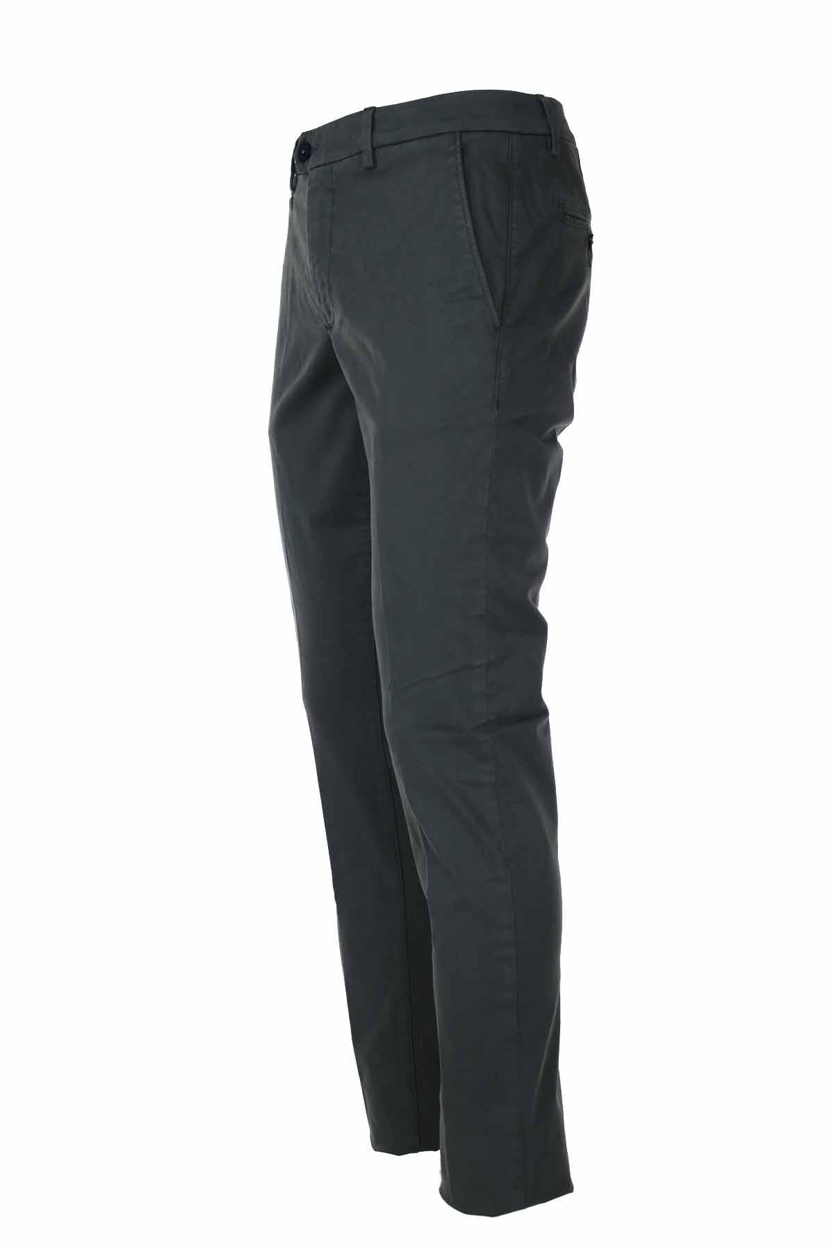 Pantalone chino in raso di cotone stretch 