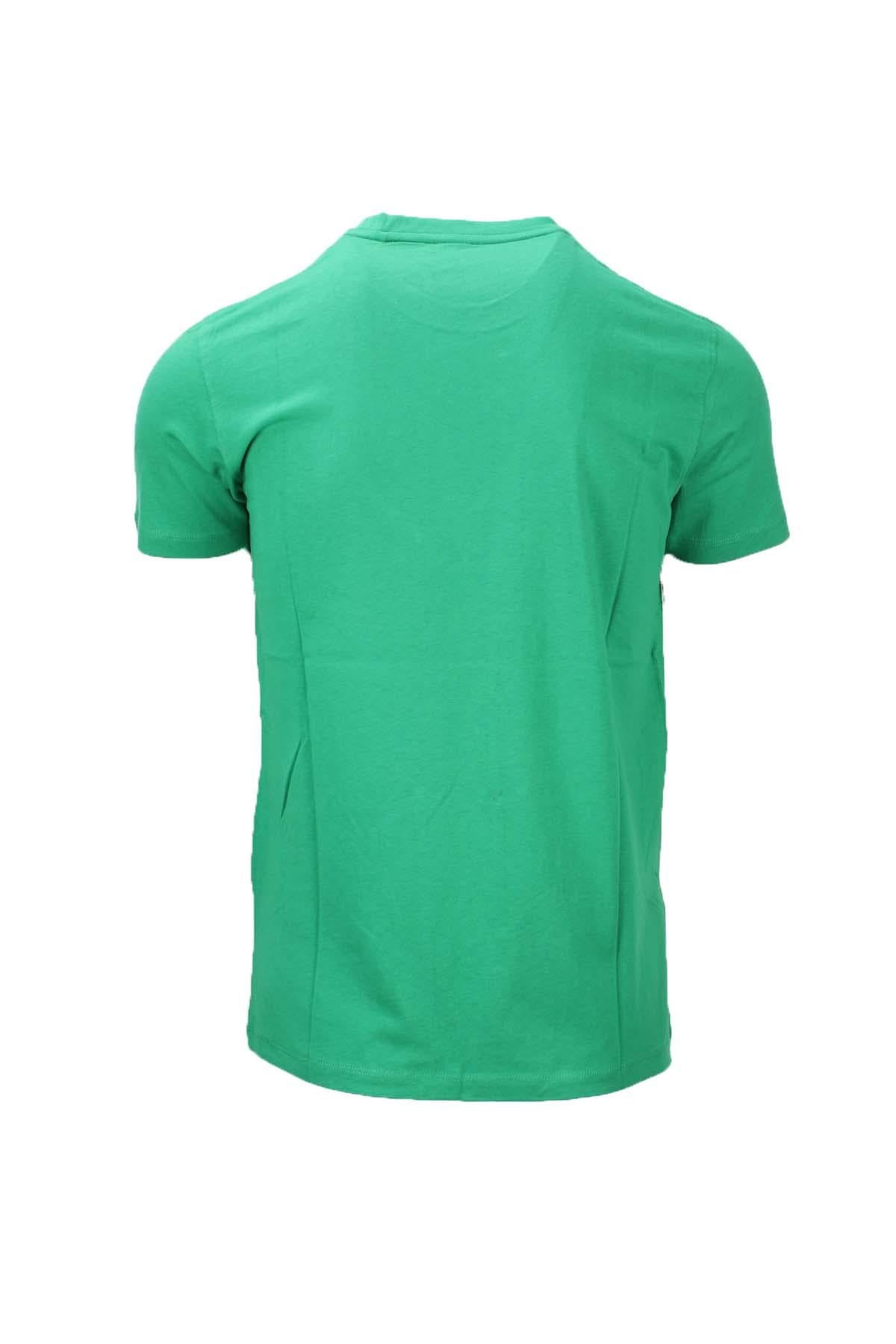 T-shirt mezza manica in cotone con logo 